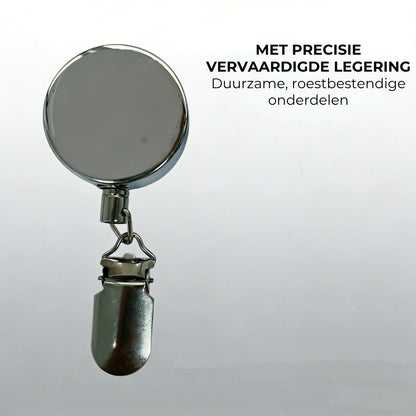 Zelfklevende Handdoekhouder met Automatisch Intrekbare Clip