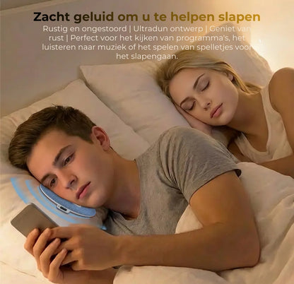 11 mm ultradunne Bluetooth-slaapspeaker — Persoonlijke audio voor rustige nachten