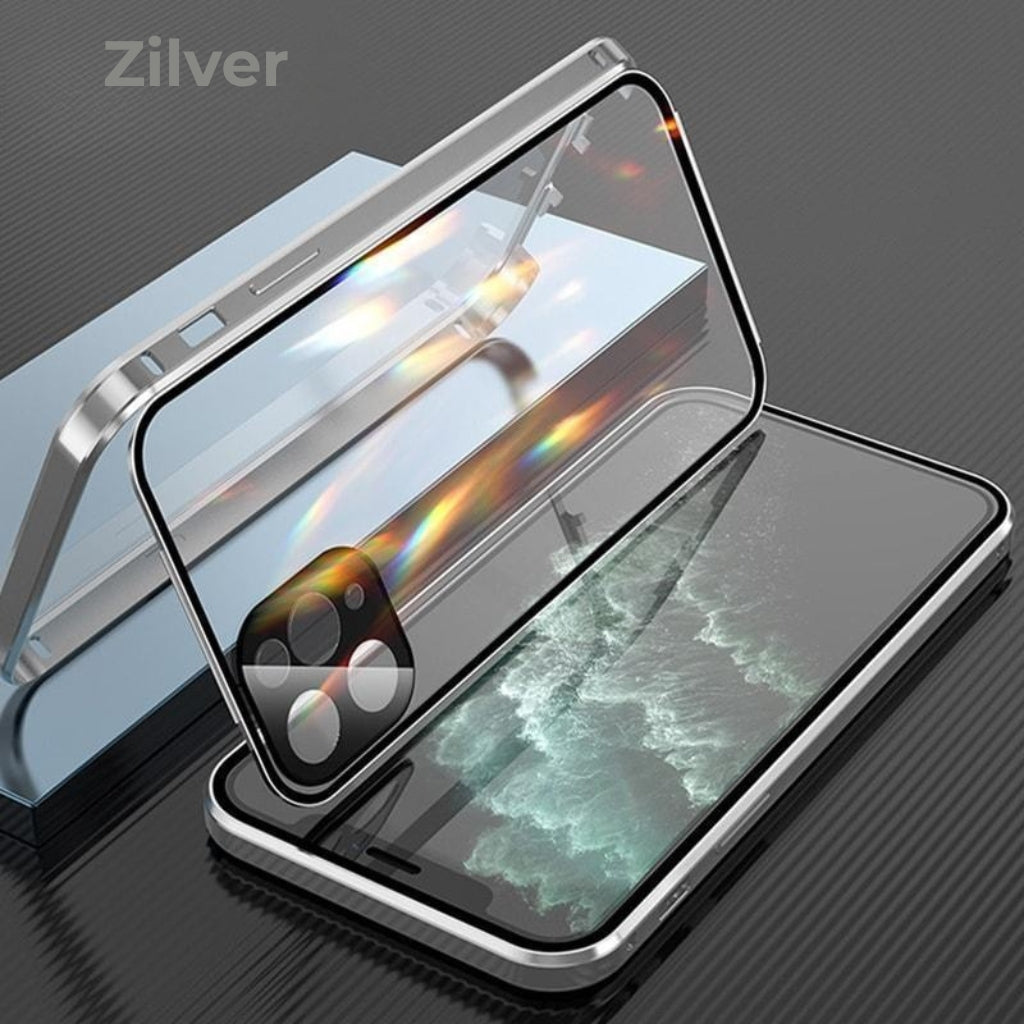 Tweezijdige iPhone-hoes met gesp
