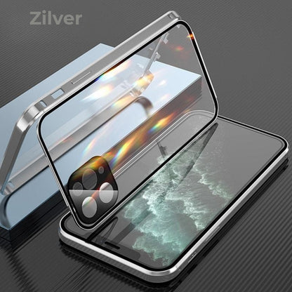 Tweezijdige iPhone-hoes met gesp