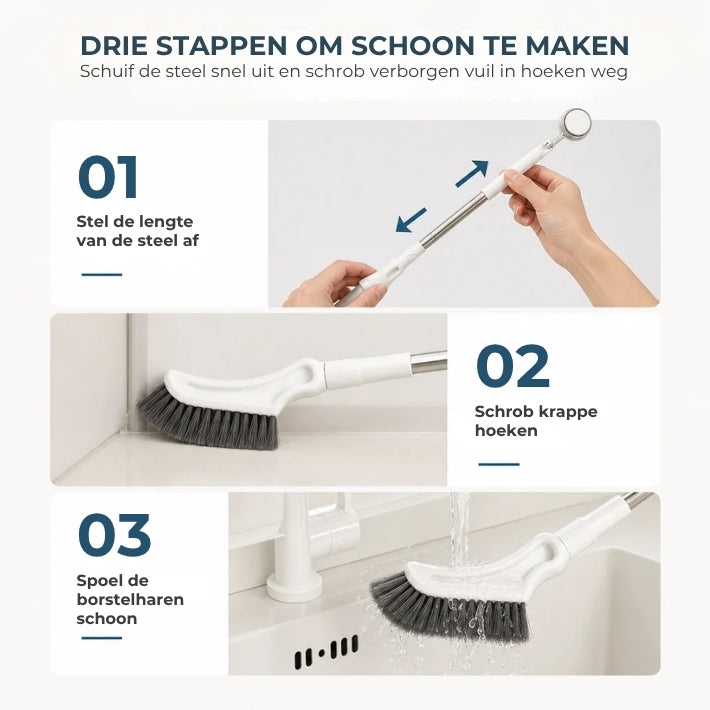 Uitschuifbare Kierenborstel