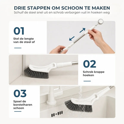 Uitschuifbare Kierenborstel