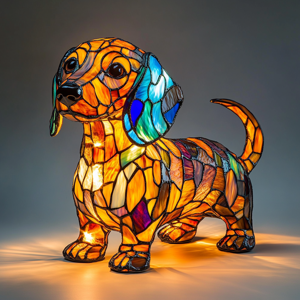 Grappige, schattige Hars Puppy Lampen