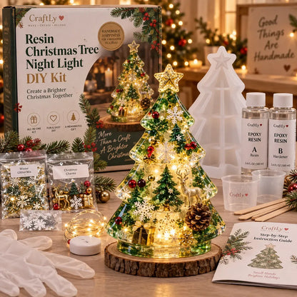 DIY Hars Kerst Nachtlampje - Incl. Handleiding