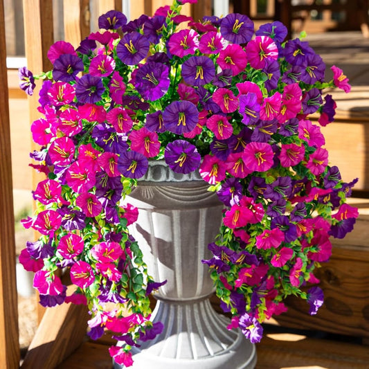 UV-bestendige Kunstmatige Morning Glory Wijnstokken (2st)