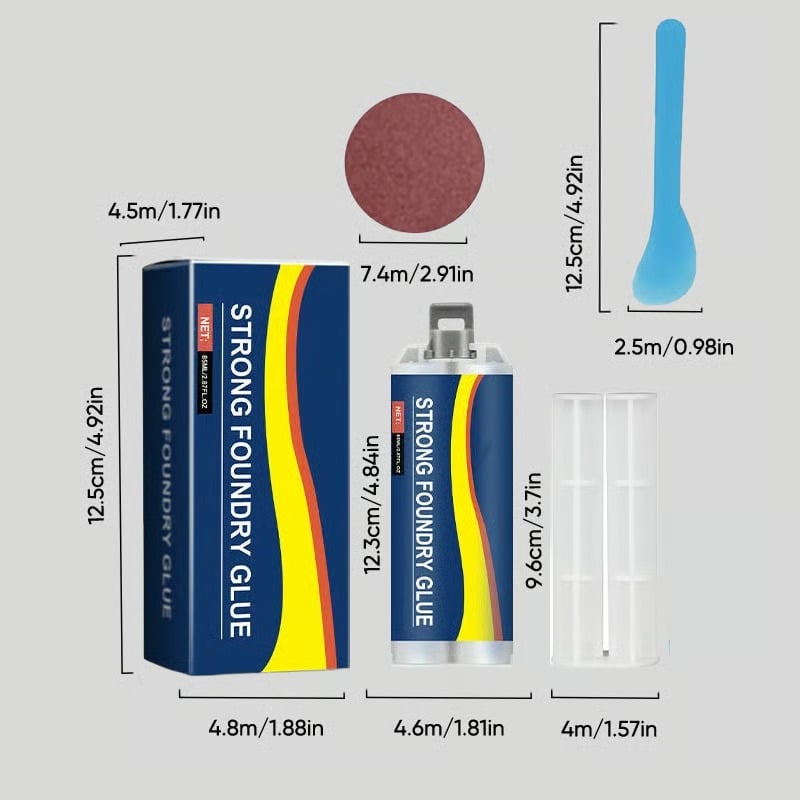 Metaalgiet Lijmset – Metaal Reparatie Lijmkit