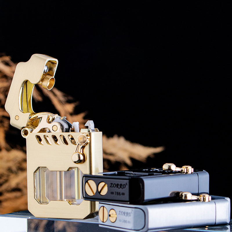 Powerlighter - Krachtige, Moderne Design, Windbestendige Metalen Aansteker