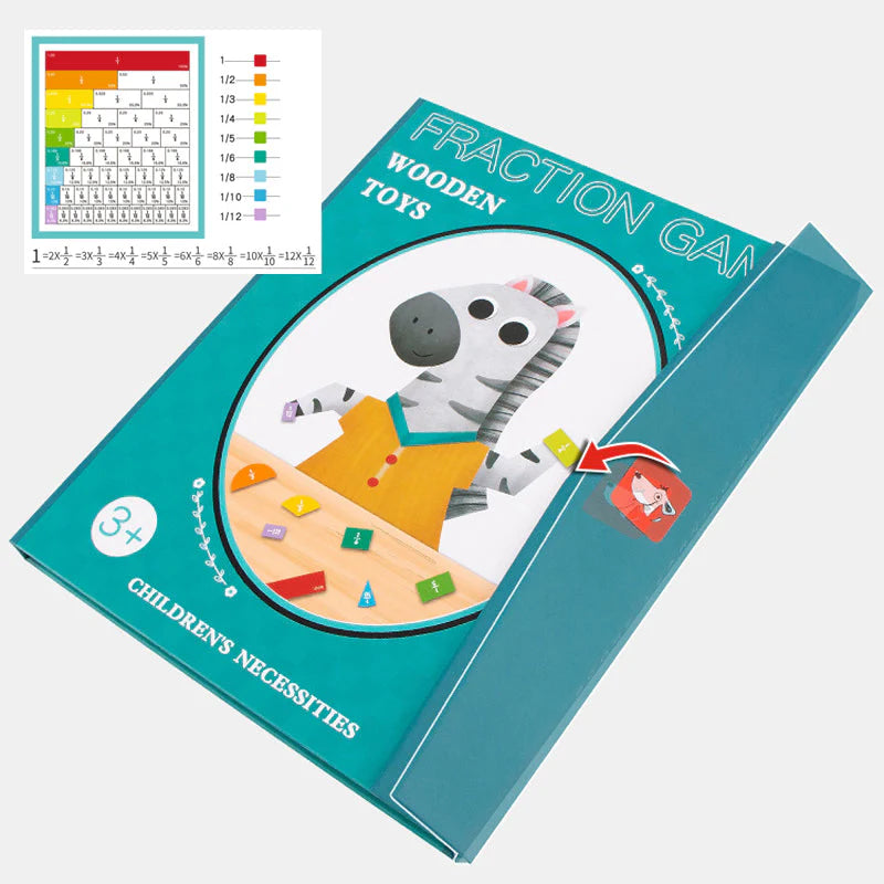 Leren Rekenen - Magnetische Deelpuzzels voor kinderen