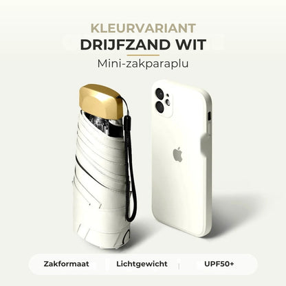 Draagbare UV-Bestendige Mini-Paraplu