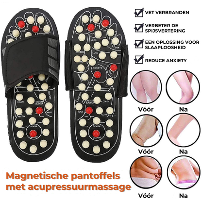 Slippers voor acupressuur en magneettherapie