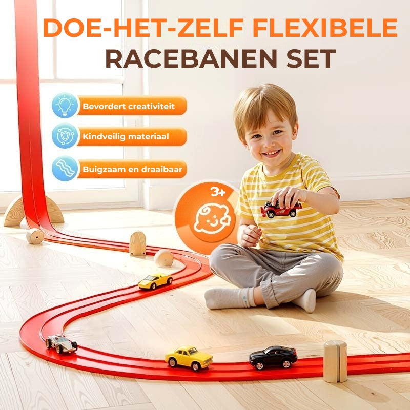 Doe-het-zelf Flexibel Racebaan Speelgoed Set