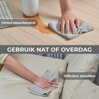 ♻️ Herbruikbare Microvezel Handdoeken op Rol (20st)