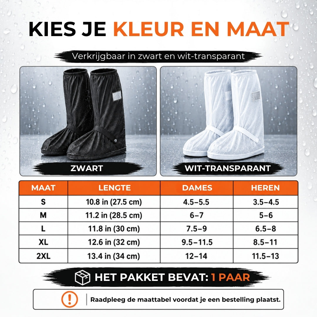 Waterdichte Schoenovertrekken - 1 Paar