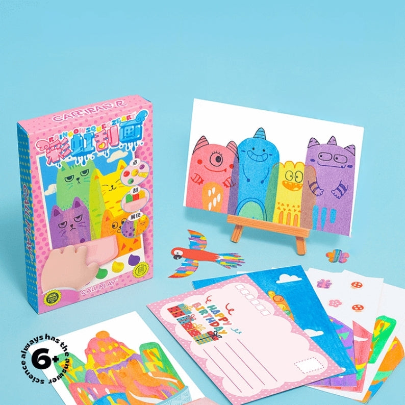 DIY Regenboog Veegkunst (set van 35)