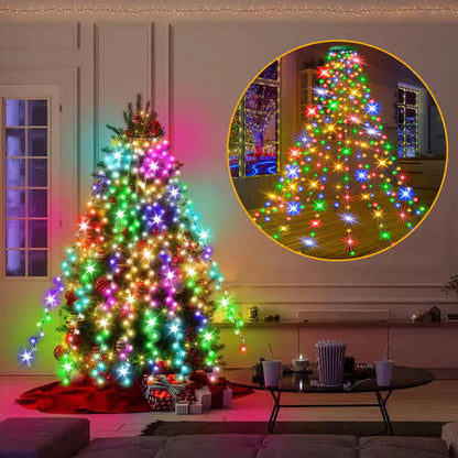 Waterval Kerstboom All-in-One Verlichting