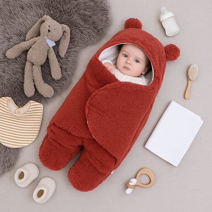 Babydeken en pyjama met berenmotief