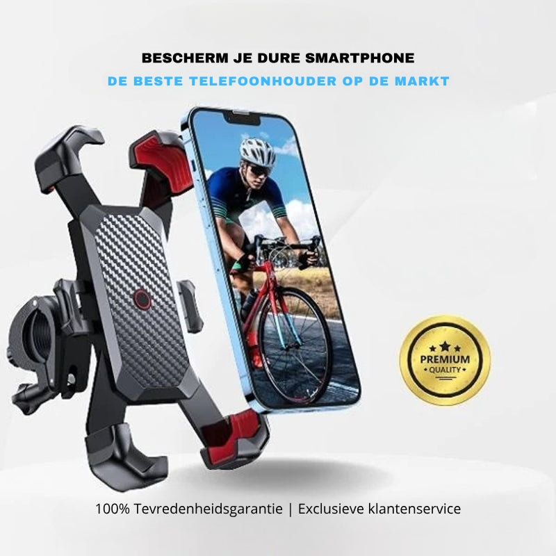 BIKEPRO™ | 360°-, Schokbestendige Fiets Telefoonhouder