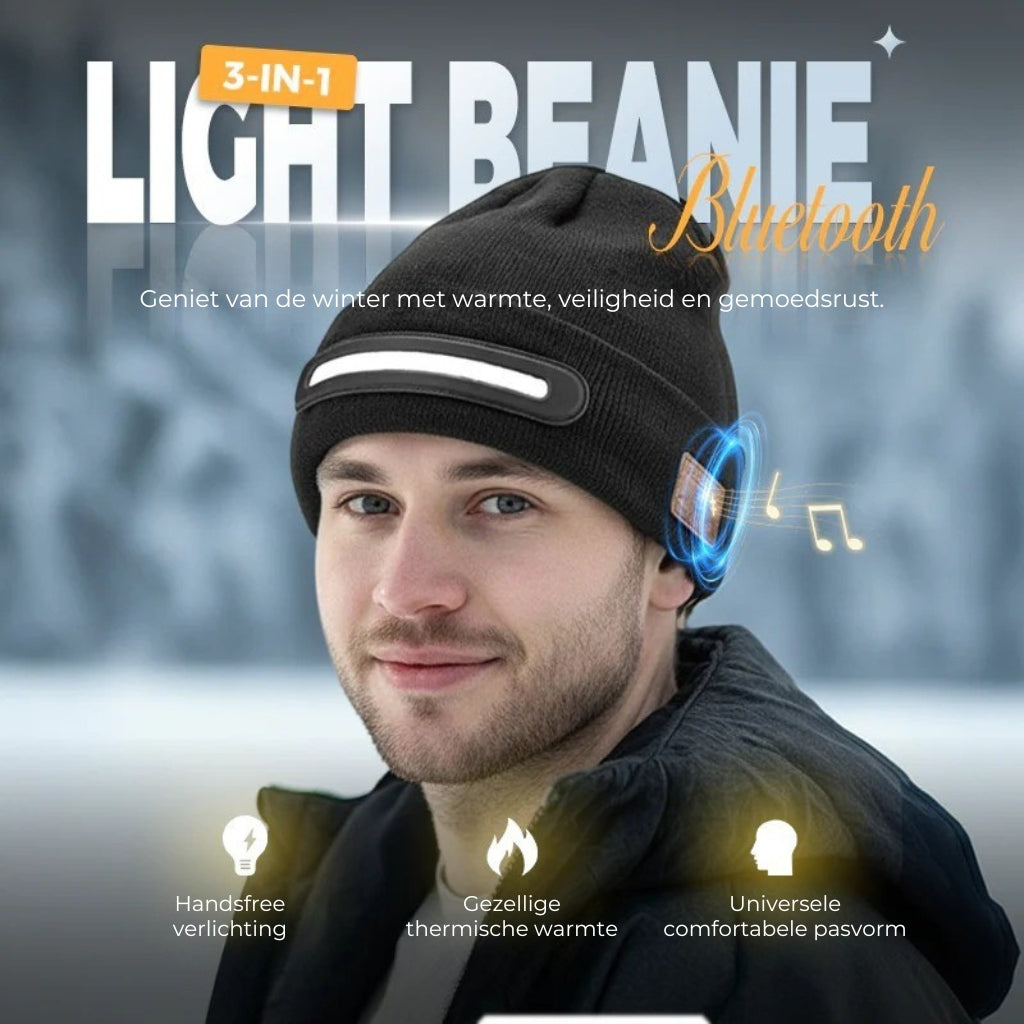 🔊 LED Bluetooth Beaniemuts