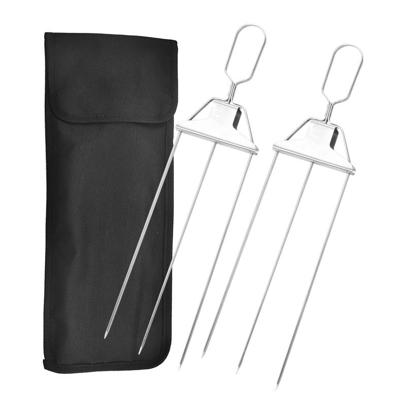 3-Way Grill Spiezen – Multifunctionele BBQ Spiezen