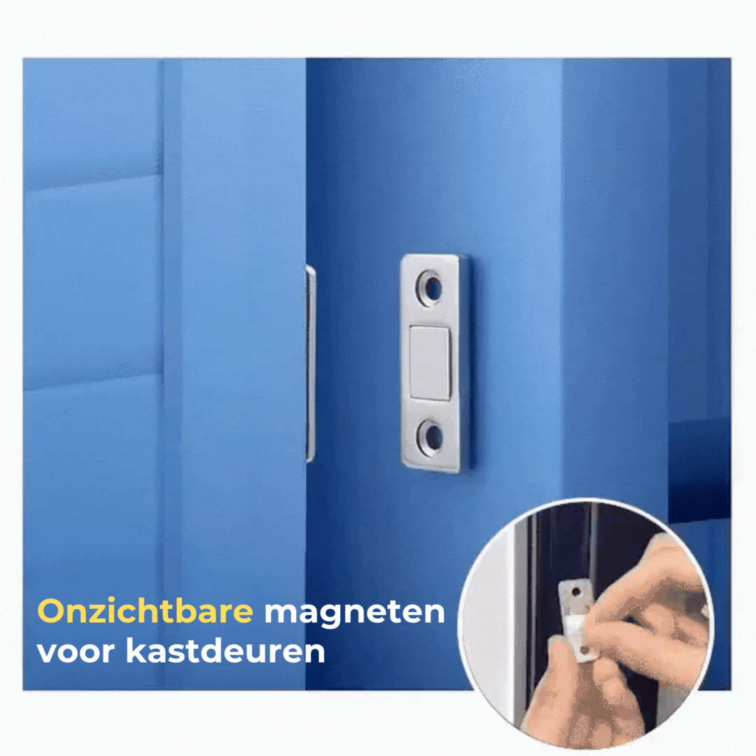 Kastdeuren easy-fix magneten
