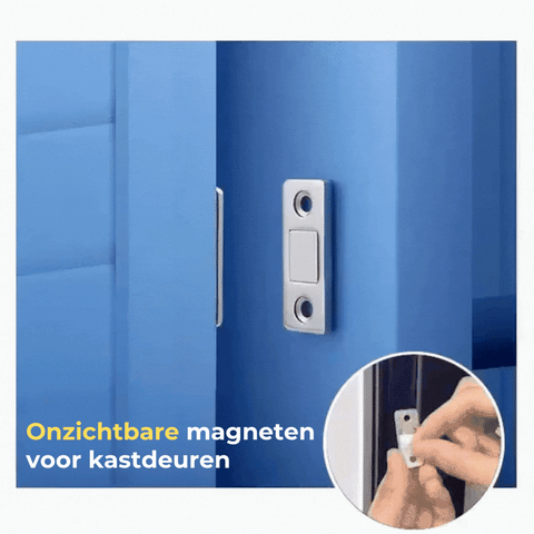 Kastdeuren easy-fix magneten