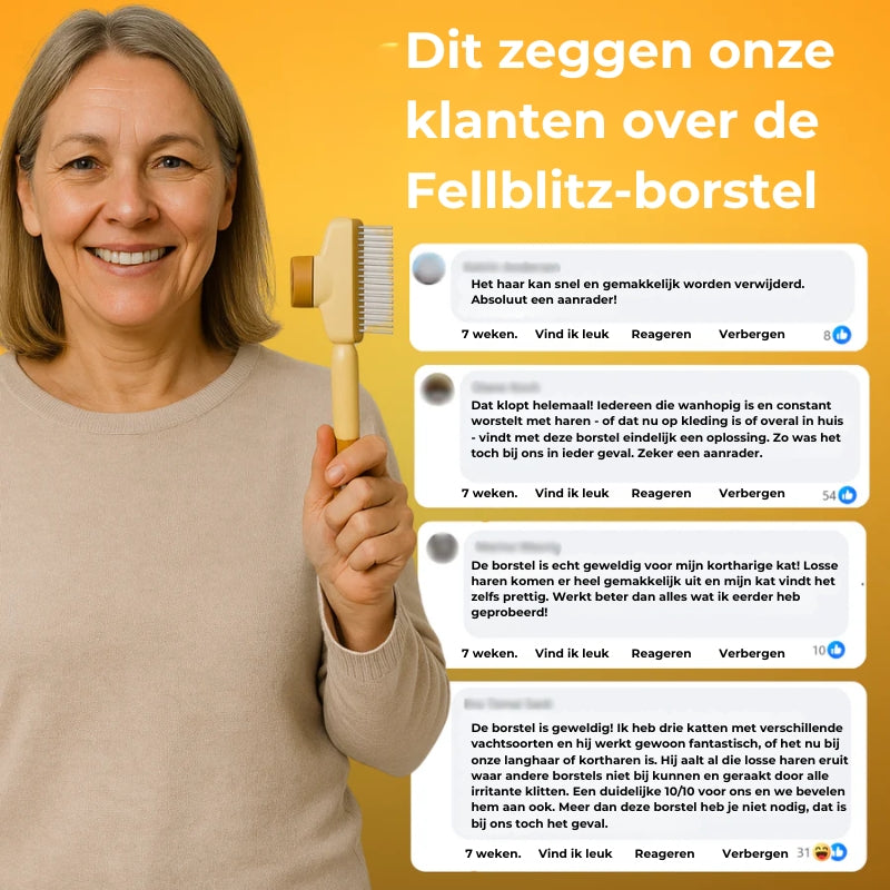 Vachtblitz-borstel - De bestseller