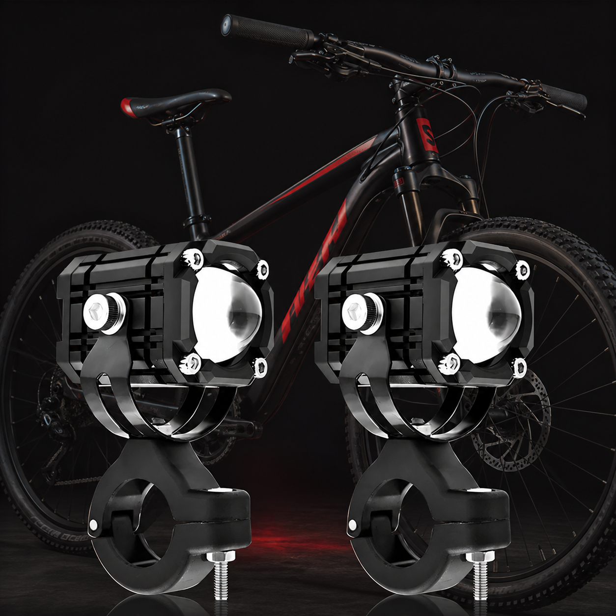 LED Fietslicht met Dubbele Lichtstraal