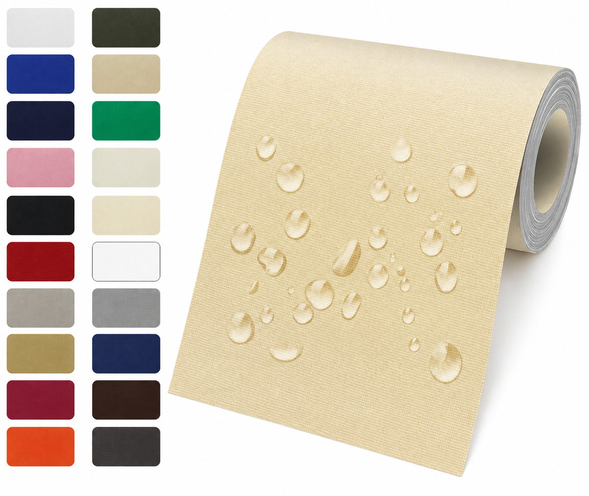Waterdichte Stof Reparatiepleister Rol