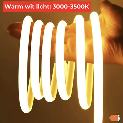 Knipbare LED-lichtstrip: vrij aan te passen!