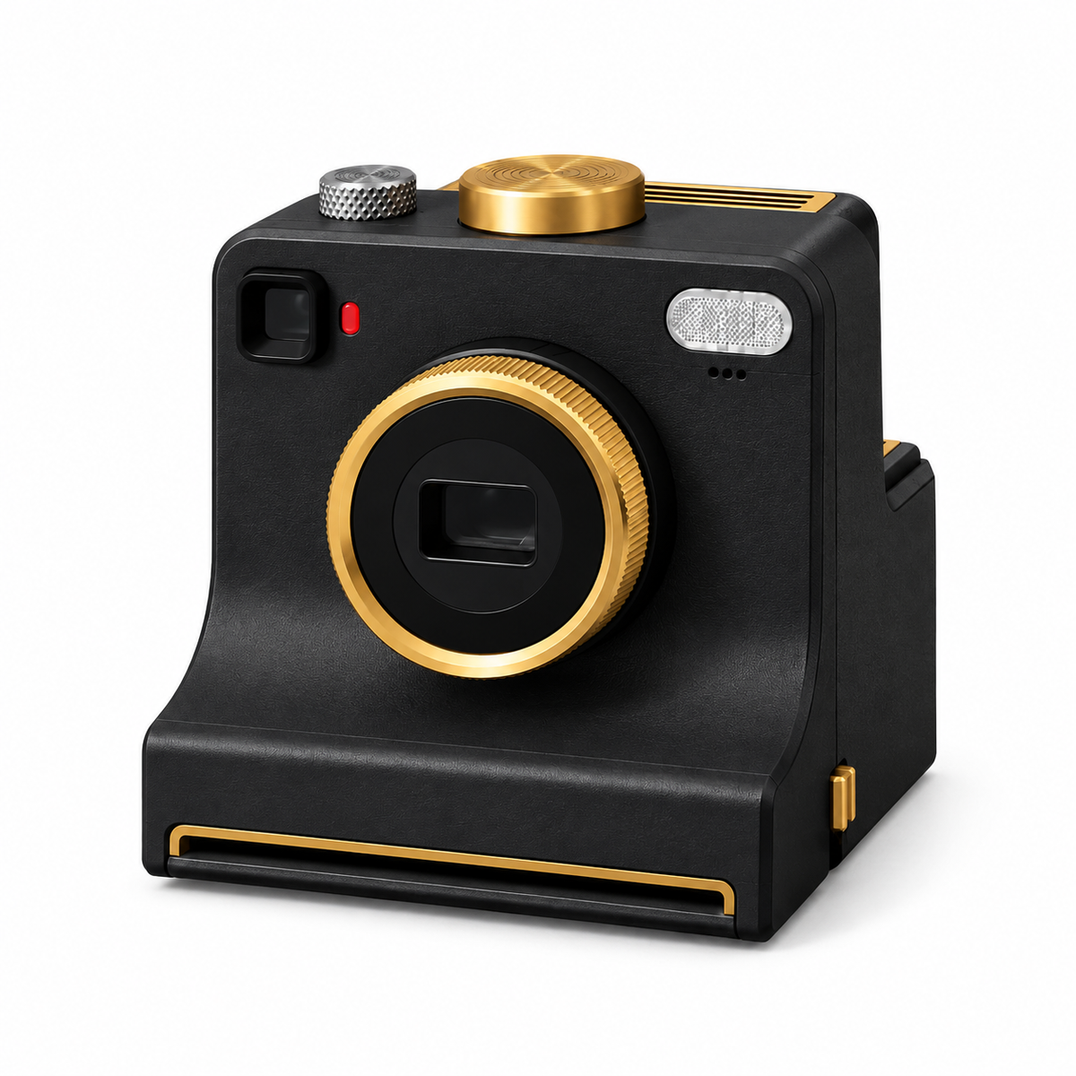 Vintage Camera met 4 Koffiepoeder Sjablonen