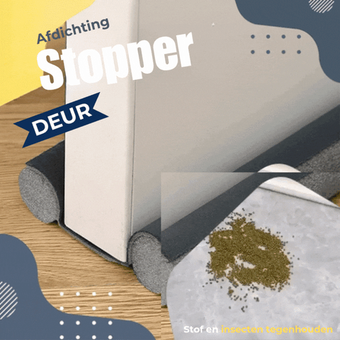 Deuronderkant afdichtingsstrip stopper👍