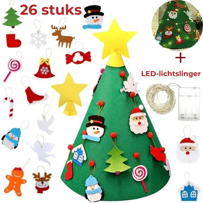 Felttree - 3d DIY-kerstboom Voor Kinderen