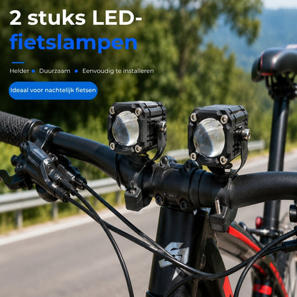 LED Fietslicht met Dubbele Lichtstraal