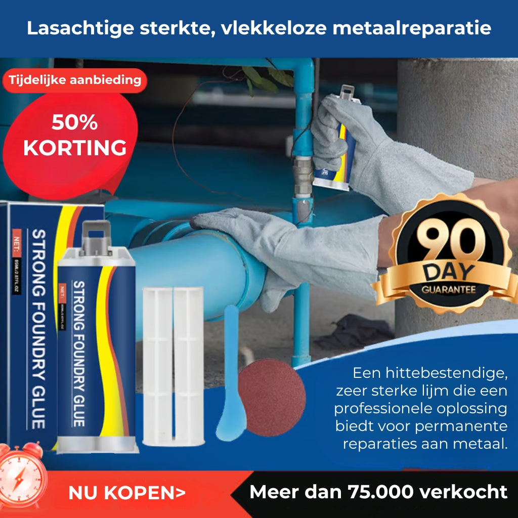 Metaalgiet Lijmset – Metaal Reparatie Lijmkit