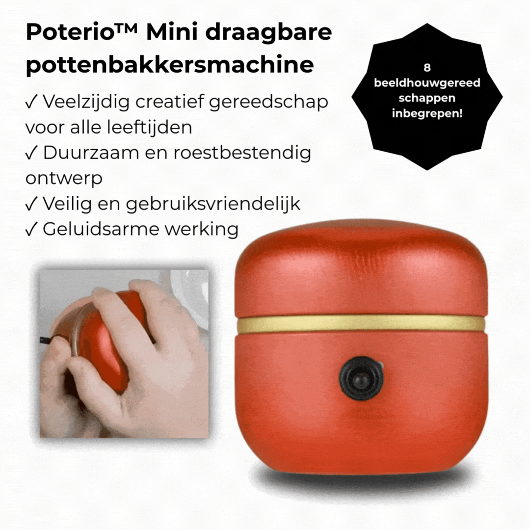 Poterio™ | Mini Draagbare Pottenbakkersmachine