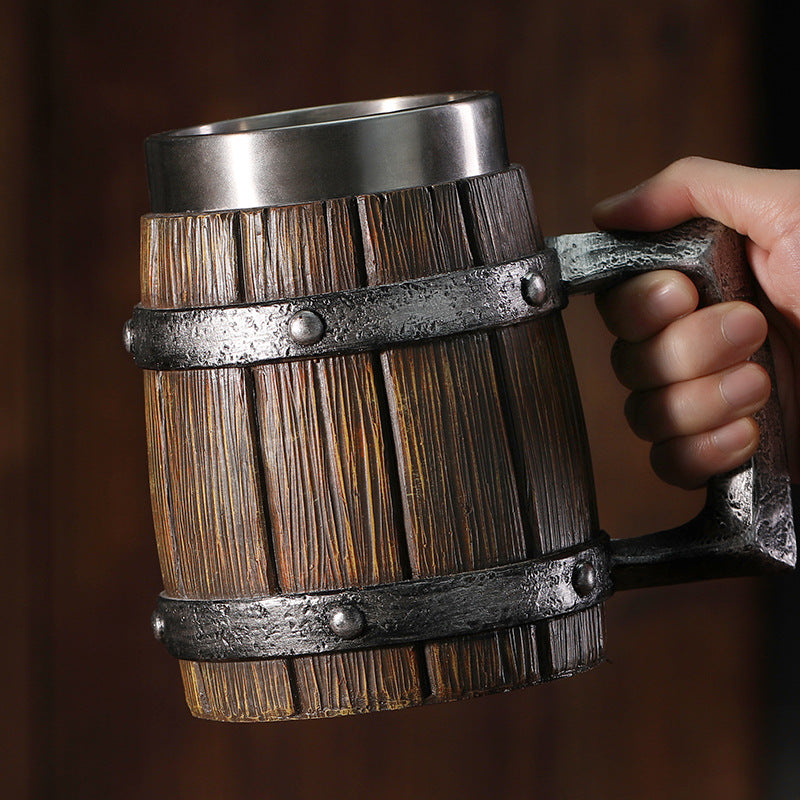 Authentieke Houten Biermokken