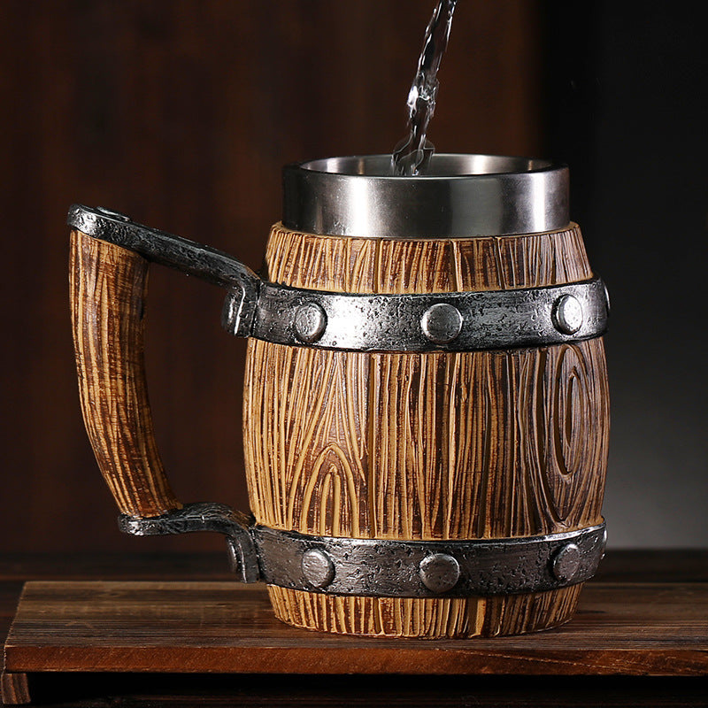 Authentieke Houten Biermokken
