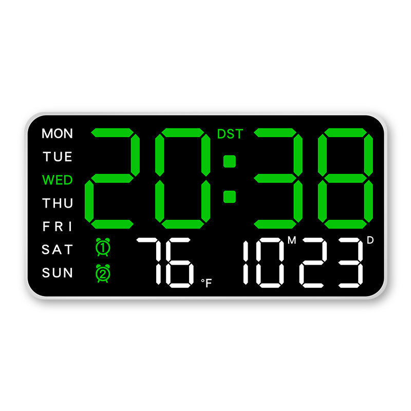 ⏰Multifunctionele decoratieve LED digitale wandklok