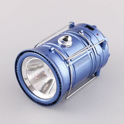 Zonne-energie + USB Campinglantaarn en -zaklamp