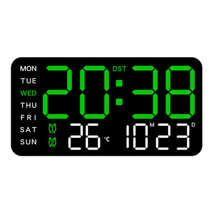 ⏰Multifunctionele decoratieve LED digitale wandklok