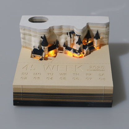 DreamArt™ 3D-kalender memoblok 2026
