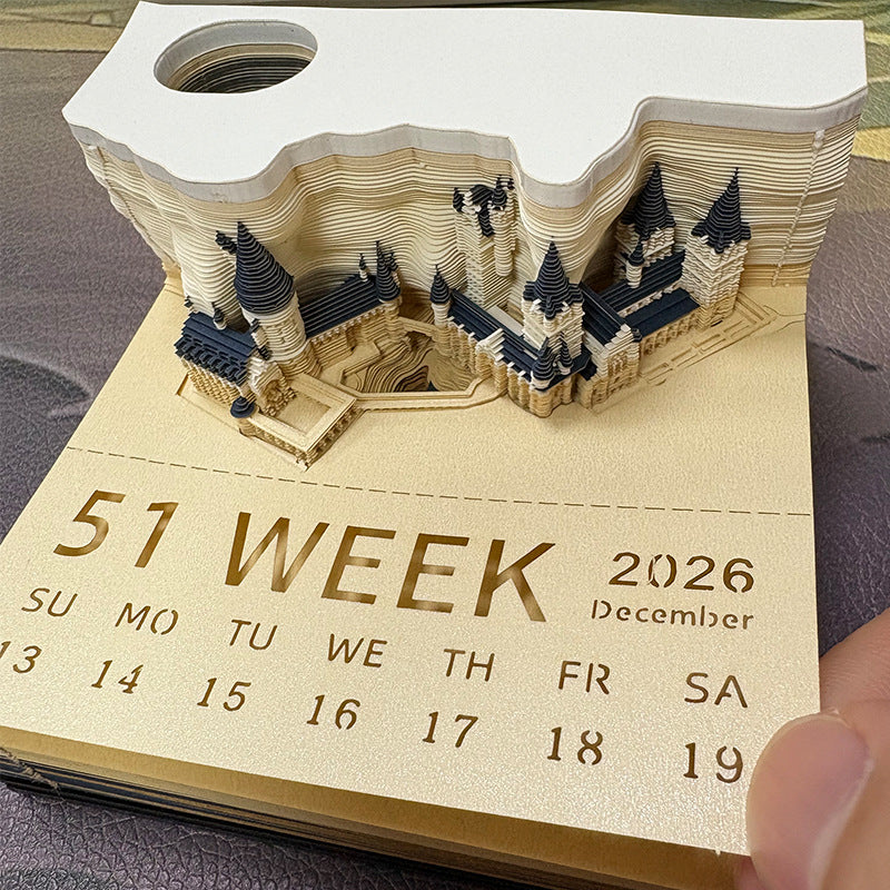 DreamArt™ 3D-kalender memoblok 2026