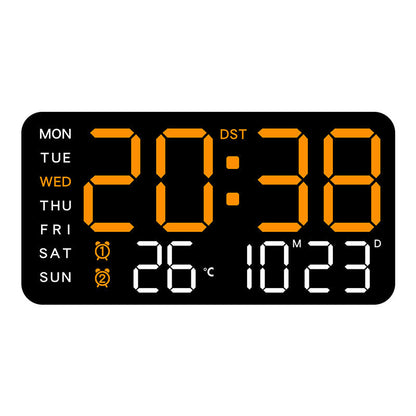 ⏰Multifunctionele decoratieve LED digitale wandklok