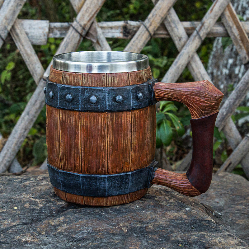 Authentieke Houten Biermokken