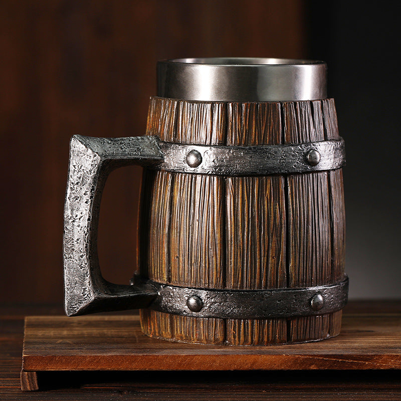 Authentieke Houten Biermokken