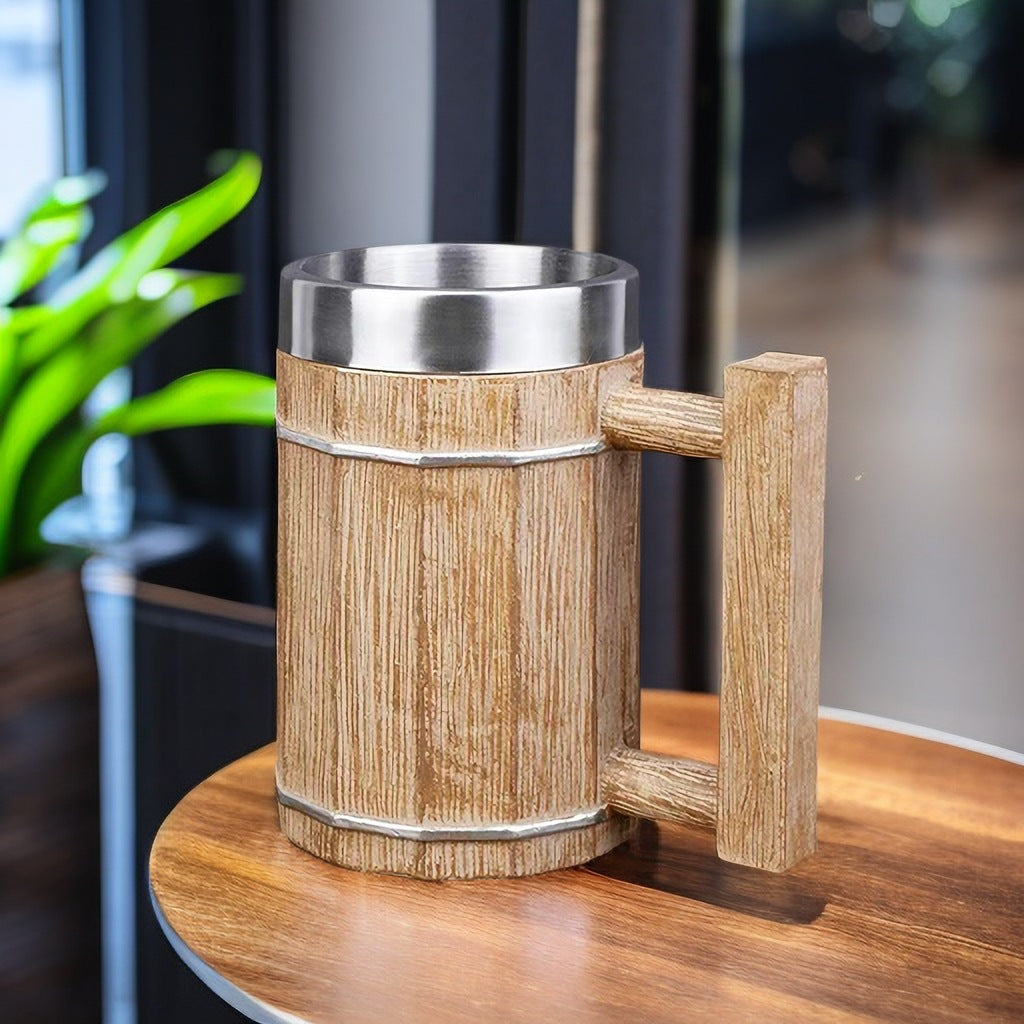 Authentieke Houten Biermokken