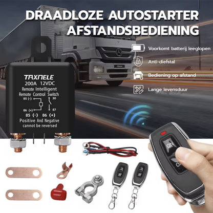 🔌Draadloze Autostarter Batterijschakelaar