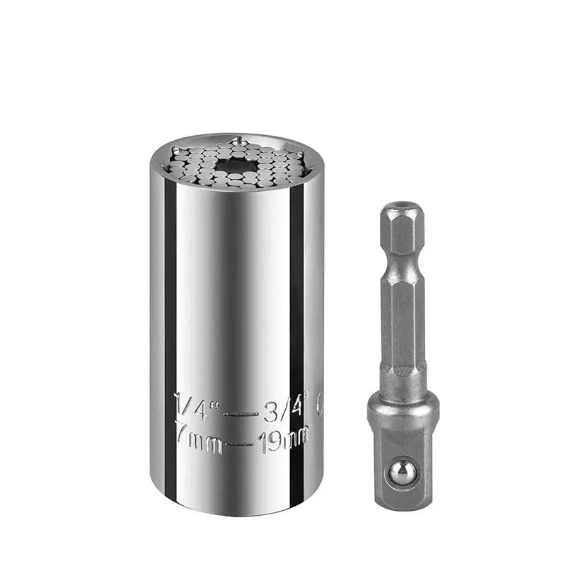 Universele Dopsleutel Set met Booradapter 7–19 mm