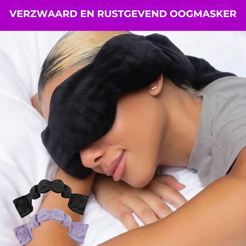 Verzwaard oogmasker - Verbeterende Slaapkwaliteit