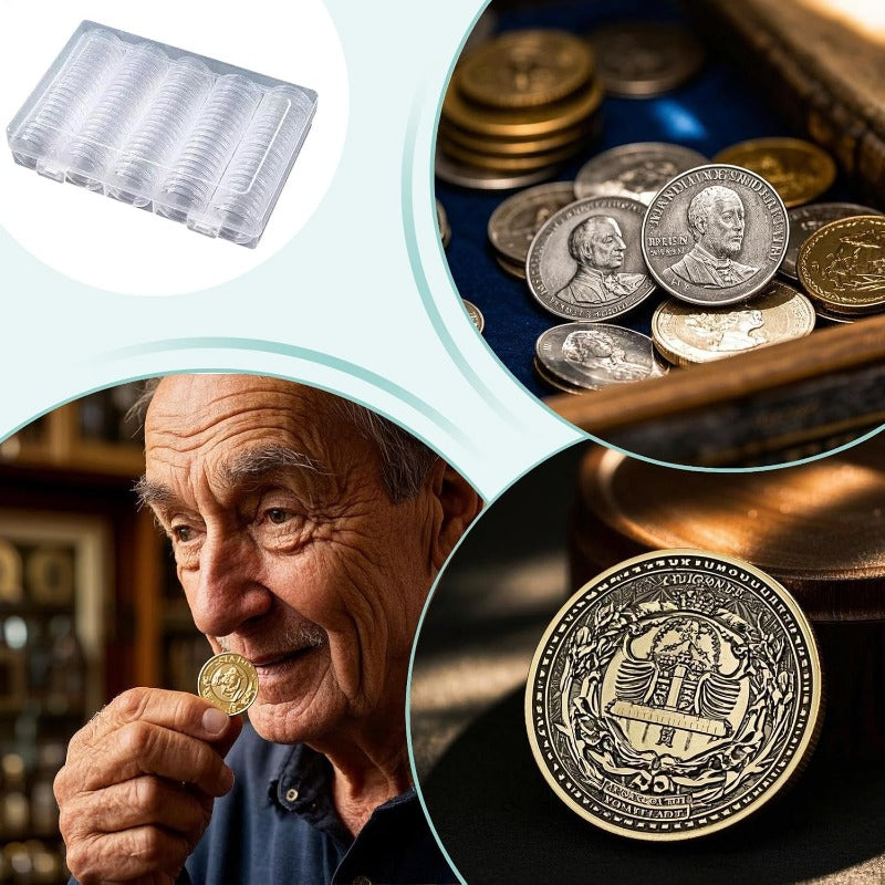 Beveiligde Munten Opbergkoffer